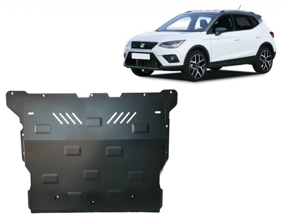 Steel sump guard for Seat Arona