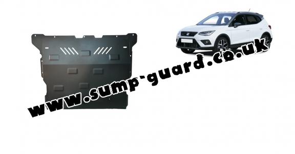 Steel sump guard for Seat Arona