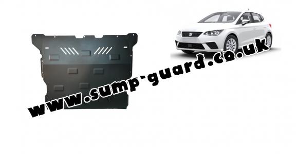 Steel sump guard for Seat Ibiza