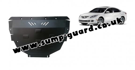 Steel sump guard for Mazda Atenza