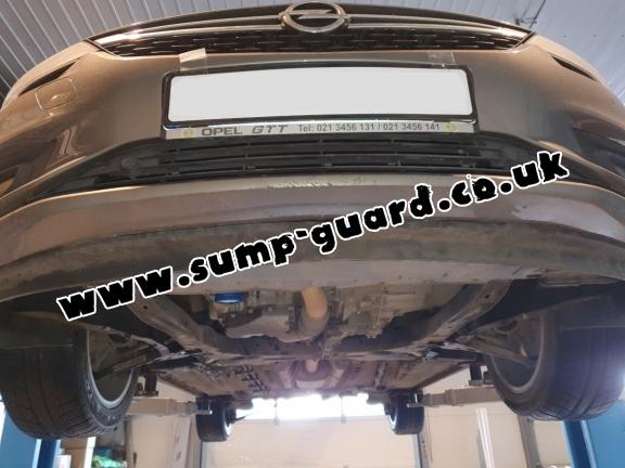 Steel sump guard for Vauxhall Astra K