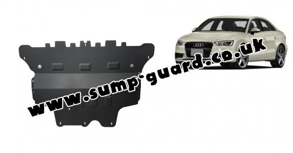 Steel sump guard for Audi A3 (8V) -automatic gearbox