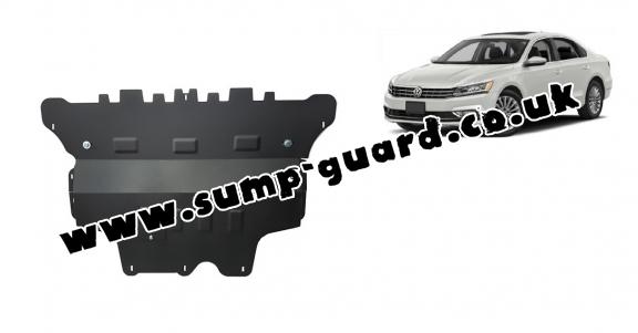 Steel sump guard for VW Passat Alltrack - automatic gearbox