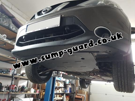 Steel sump guard for Nissan Qashqai J11