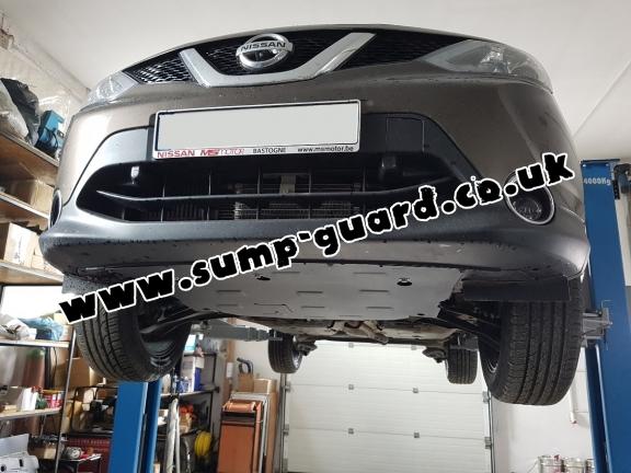 Steel sump guard for Nissan Qashqai J11