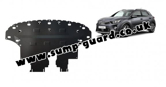 Steel sump guard for Kia Stonic