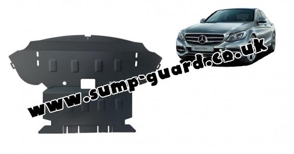 Steel sump guard for Mercedes C-Class W205 4x4