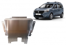 Aluminum sump guard for Dacia Dokker