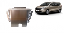 Aluminum sump guard for DACIA LODGY