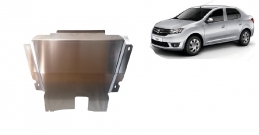 Aluminum sump guard for DACIA LOGAN 2