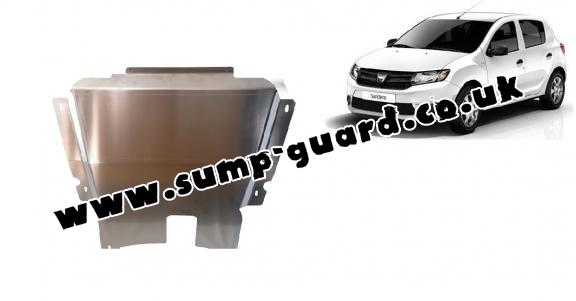 Aluminum sump guard for DACIA  SANDERO 2