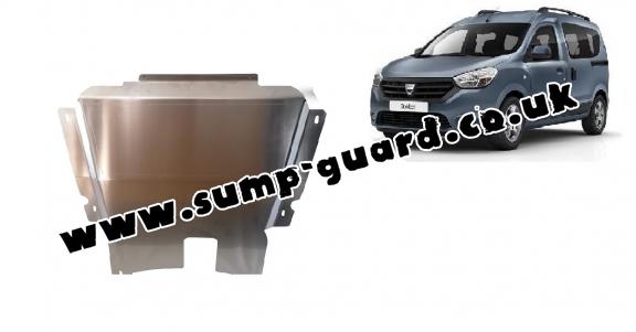 Aluminum sump guard for DACIA DOKKER