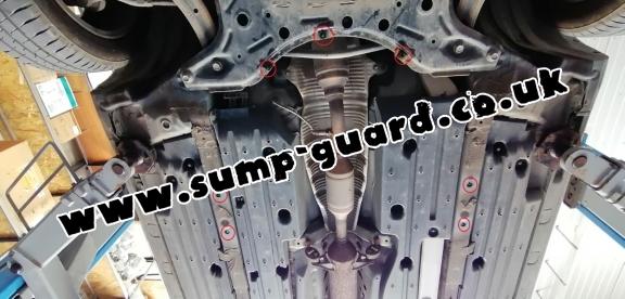 Steel catalytic converter guard/cat lock for Toyota Prius