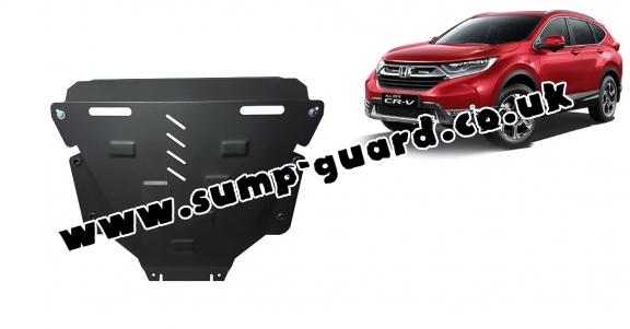 Steel sump guard for Honda CR-V