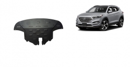 Steel sump guard for Hyundai IX35