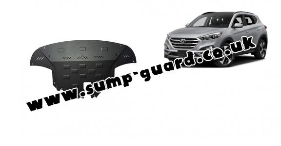 Steel sump guard for Hyundai IX35