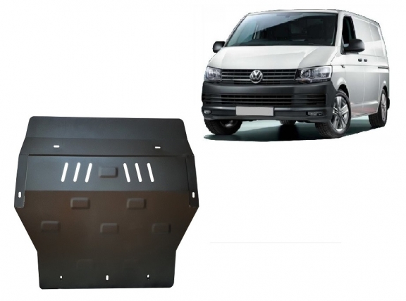 Steel sump guard for Volkswagen Transporter T6
