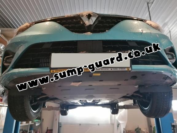 Steel sump guard for Renault Captur