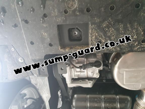 Steel sump guard for Vauxhall Corsa F