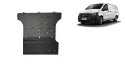 Steel sump guard for Mercedes V-Class W447 2.2 D, 4x2 