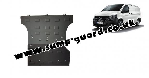 Steel sump guard for Mercedes V-Class W447 2.2 D, 4x2 