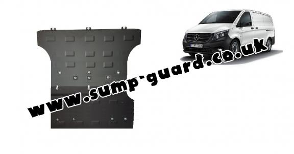 Steel sump guard for Mercedes Viano W447 2.2 D, 4x2 