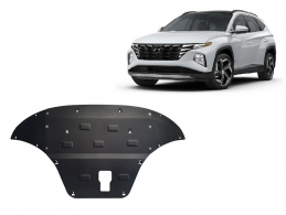 Steel sump guard for Hyundai Tucson