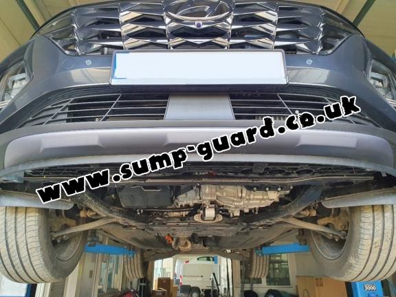 Steel sump guard for Hyundai Tucson