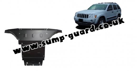 Steel sump guard for Jeep Grand Cherokee