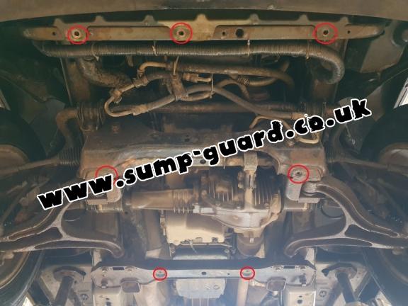 Steel sump guard for Jeep Grand Cherokee