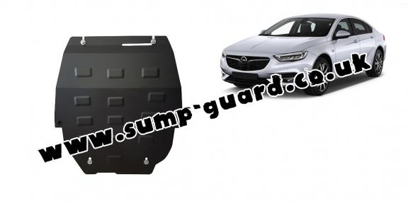 Steel sump guard for Vauxhall Insignia B