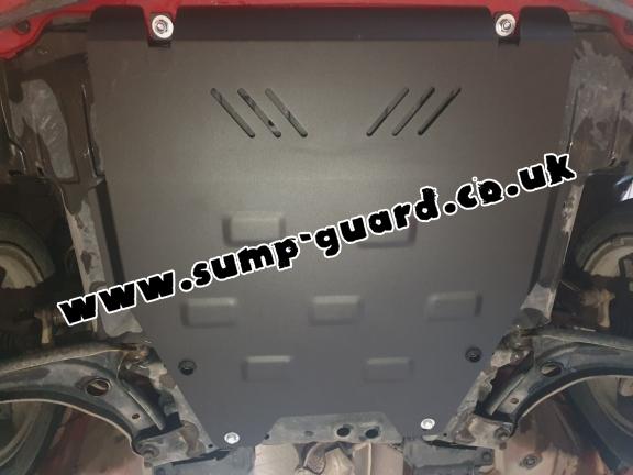 Steel sump guard for Honda Jazz