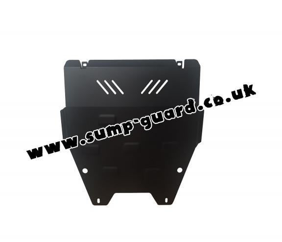 Steel sump guard for Honda Jazz