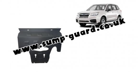 Steel sump guard for Subaru Forester 4