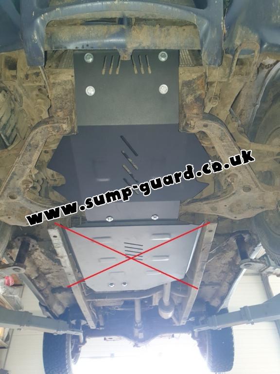 Steel sump guard for Suzuki Vitara