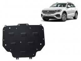 Steel gearbox guard for VW Touareg