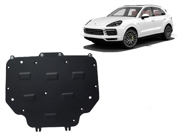 Steel gearbox guard for Porsche Cayenne