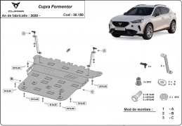 Steel sump guard for Cupra Formentor