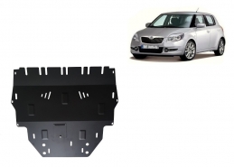 Steel sump guard for Skoda Fabia 2 Diesel