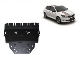 Steel sump guard for Skoda Fabia 3 Diesel