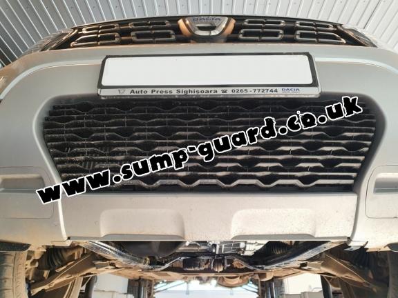 Aluminum sump guard for Dacia Duster