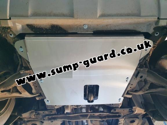 Aluminum sump guard for Dacia Duster