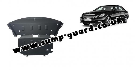 Steel sump guard for Mercedes E-Classe W212 - 4x4