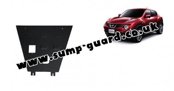 Steel sump guard for Nissan Juke