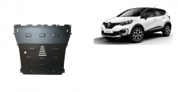 Steel sump guard for Renault Captur