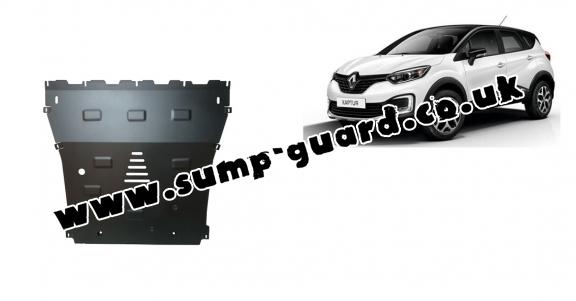 Steel sump guard for Renault Captur