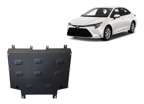 Steel sump guard for Toyota Corolla