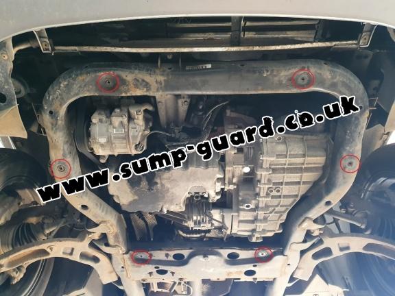 Steel sump guard for Volkswagen Transporter T6.1