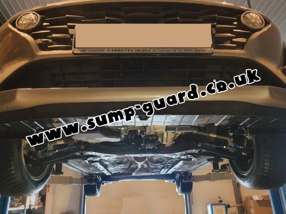 Steel sump guard for Hyundai i10