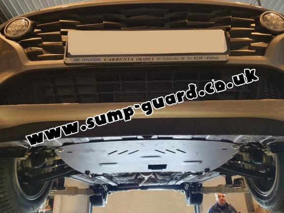 Steel sump guard for Hyundai i10